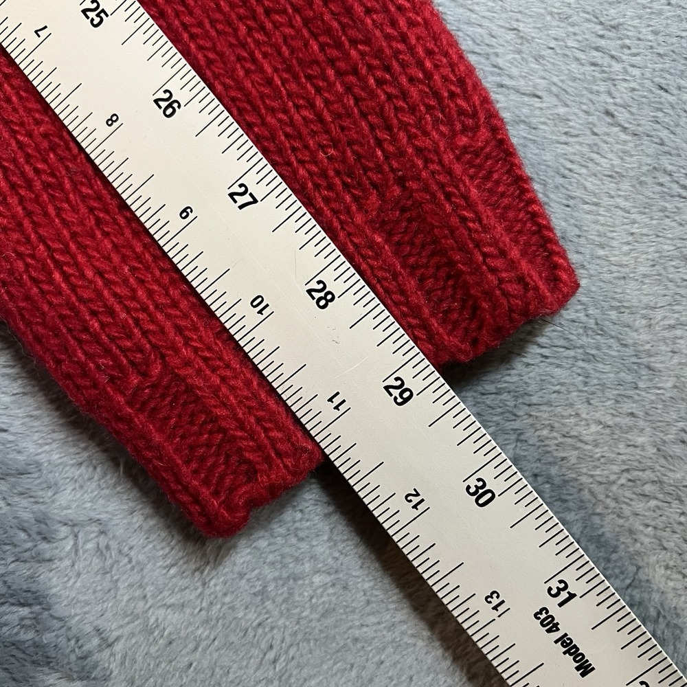 Eddie Bauer Collections Holiday'08 Wool Snowflake Hooded Cardigan Sweater‎ XXL - Picture 13 of 13